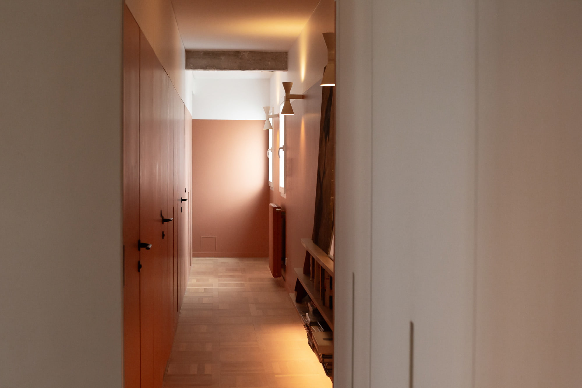 Architecture intérieure Paris — couloir rénové Olivier de Serre